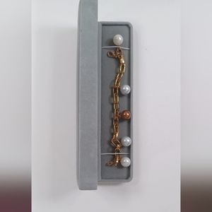 #2 Authentic Southsea Pearls Bracelet 12.8-13 w/ 5 micron settings.